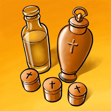 familien234 Symbole Gründonnerstag Öle
