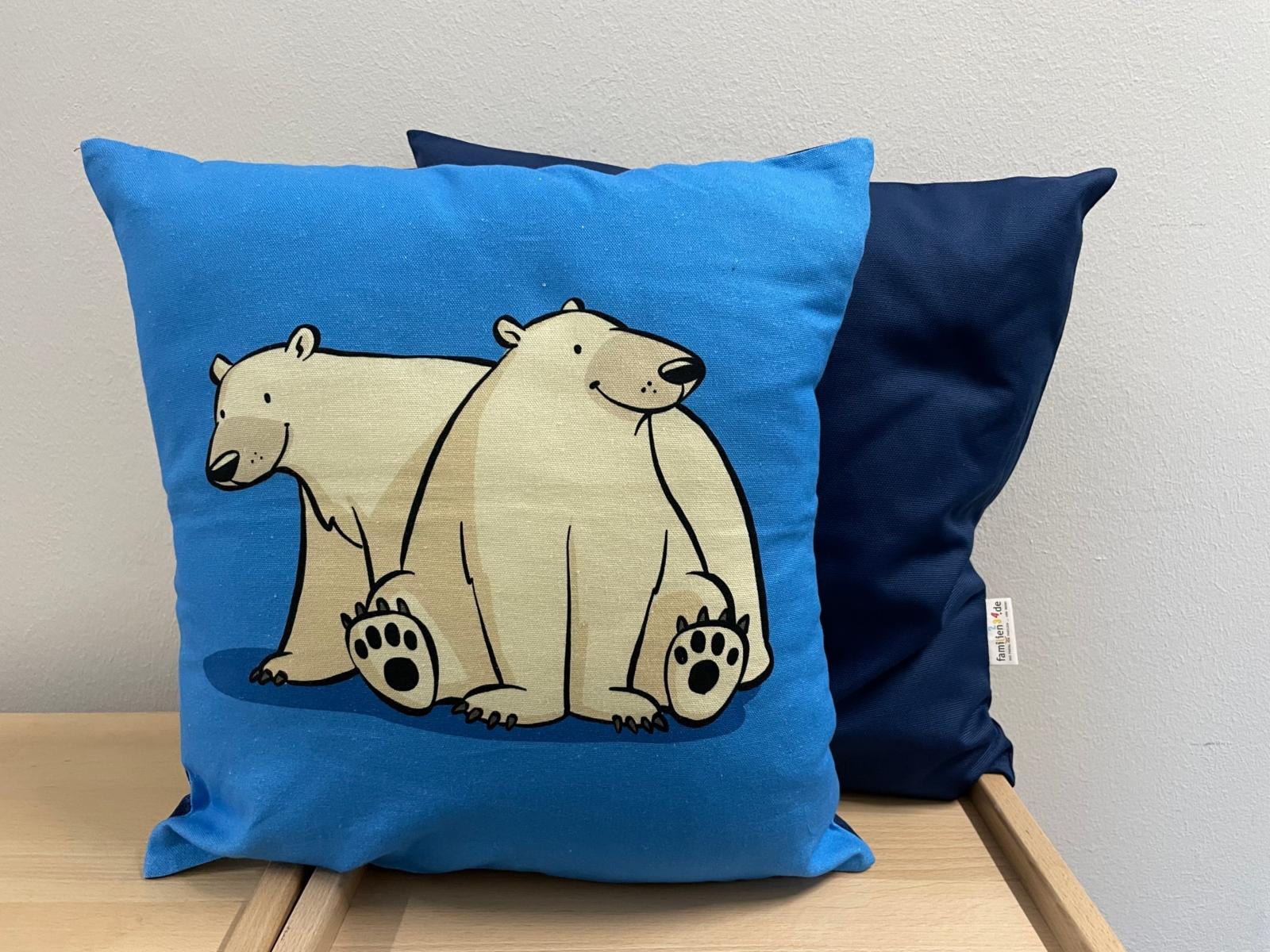 Arche Noah Kissen Eisbär 4 Kissen für Familienoase - Arche Noah