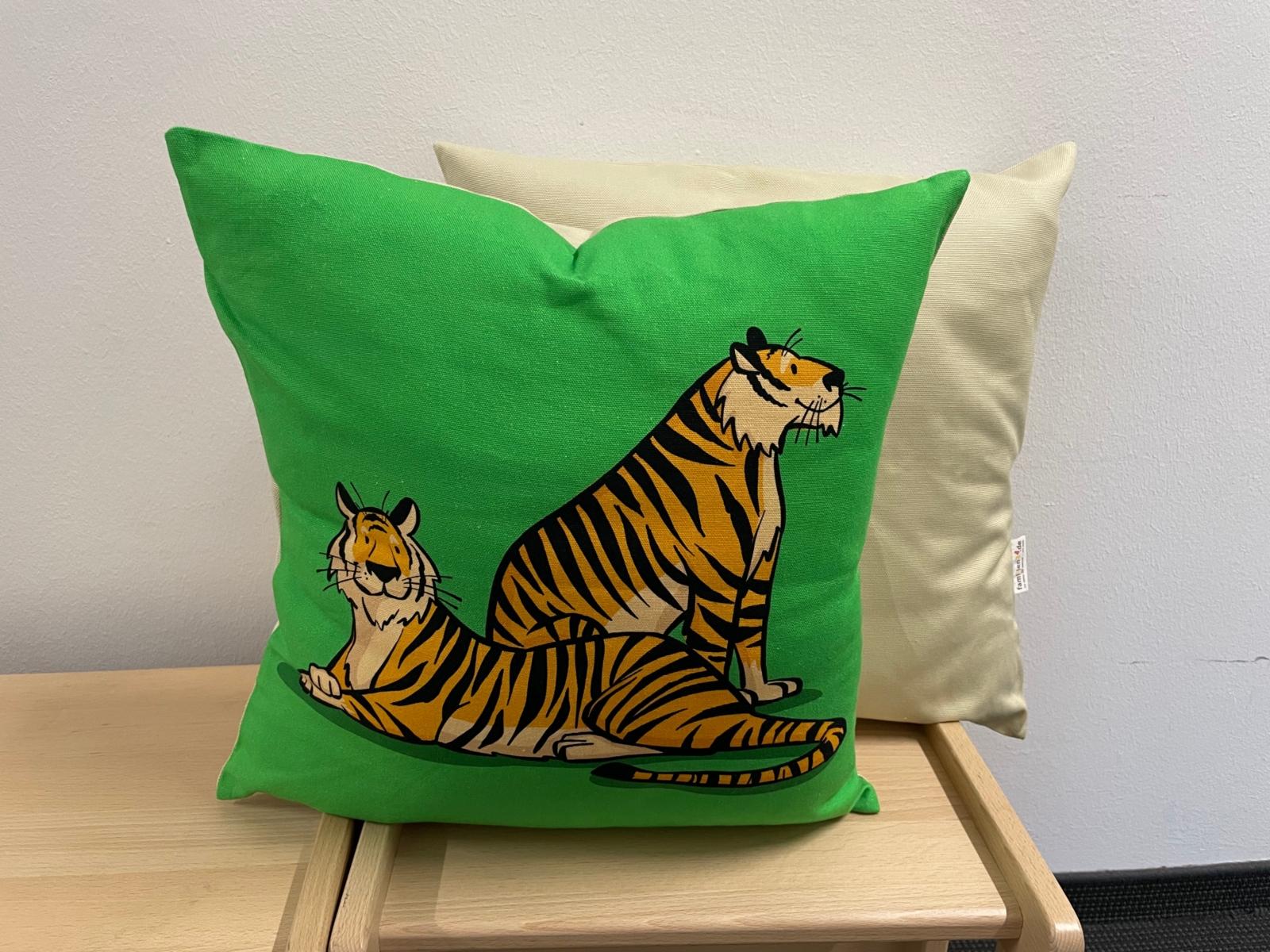 Arche Noah Kissen Tiger 2 Kissen für Familienoase - Arche Noah