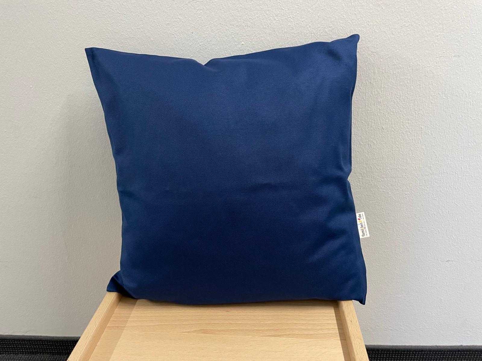Arche Noah Kissen dunkelblau 1 Kissen für Familienoase - Arche Noah