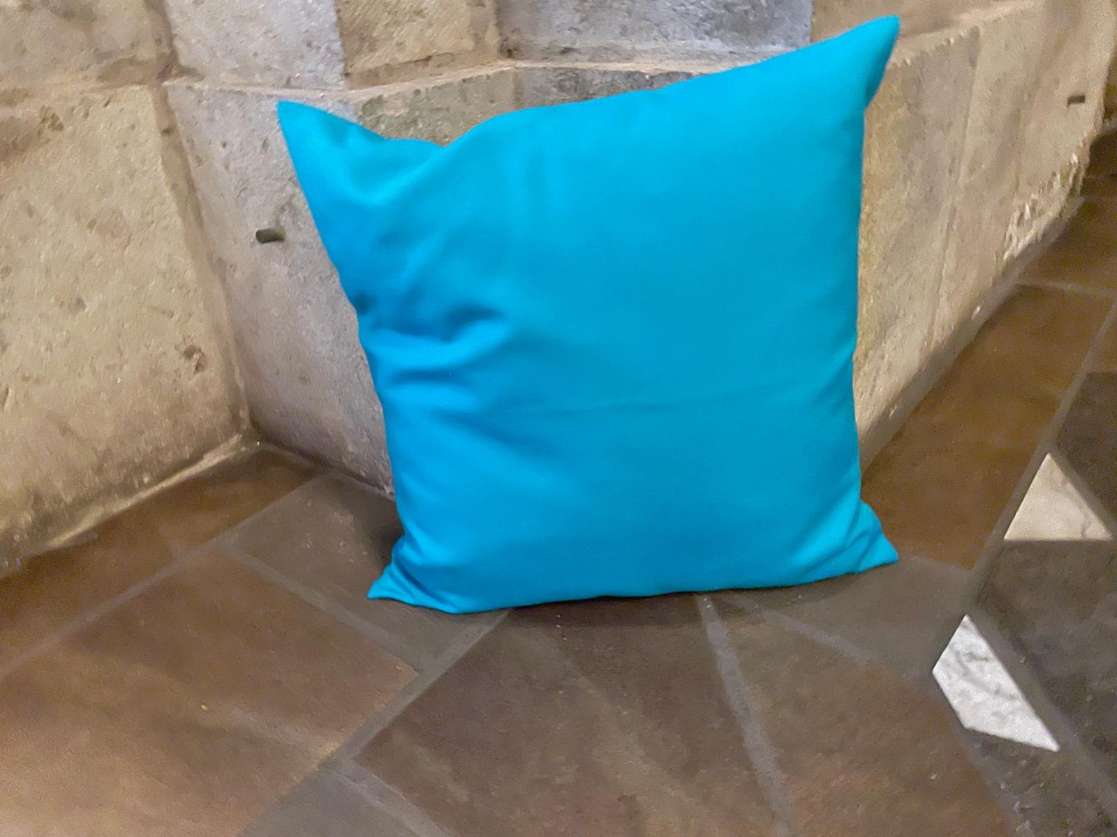 Jesus und die Kinder Kissen blau Kissen für Familienoase