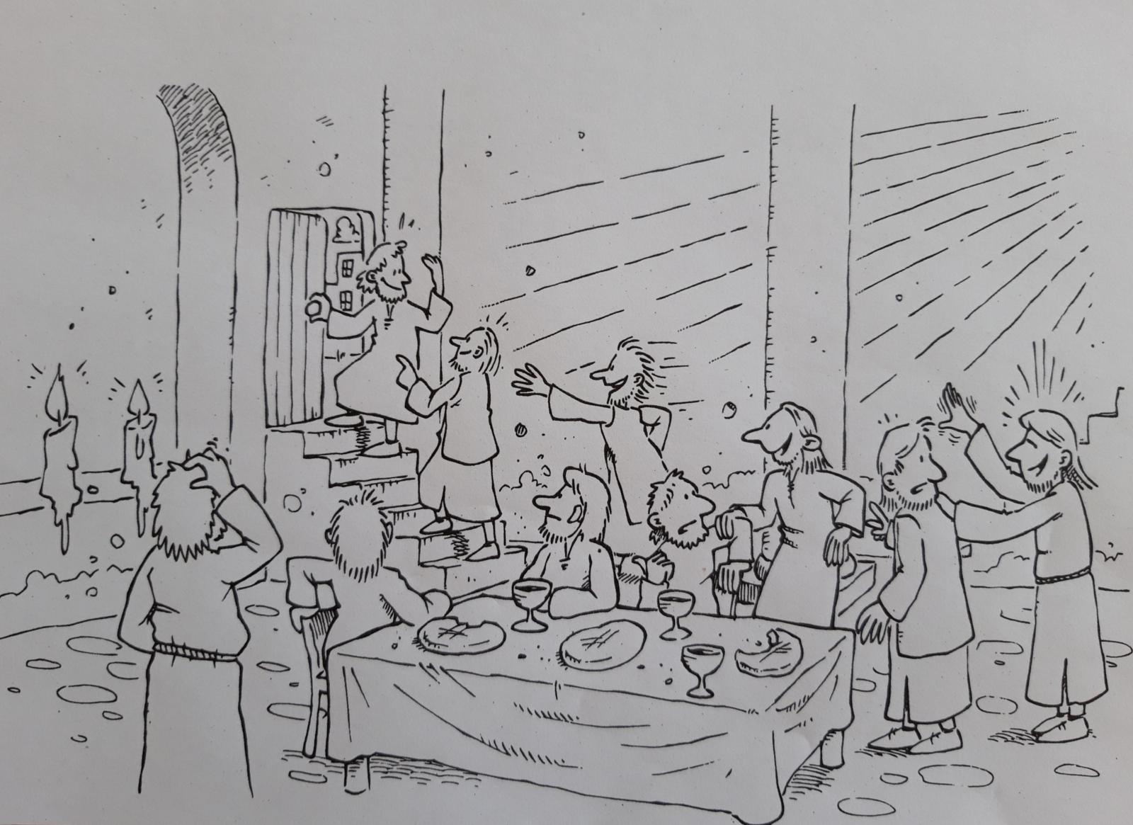 Ideen aus Kiste: Pfingsten Bibelbild 1