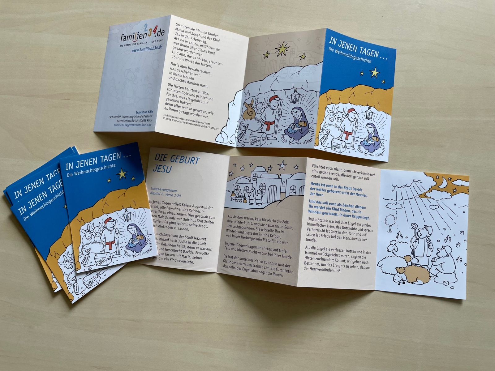 Weihnachtsleporello quer