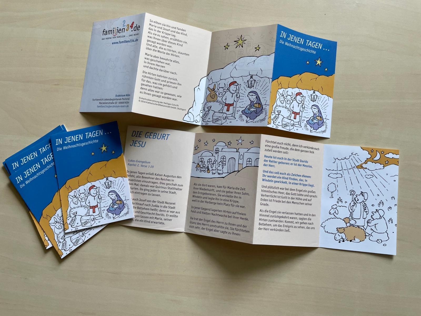Weihnachtsleporello quer