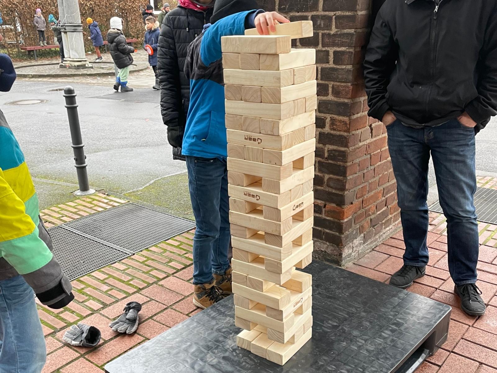 Winter Eisblöcke 3 Jenga