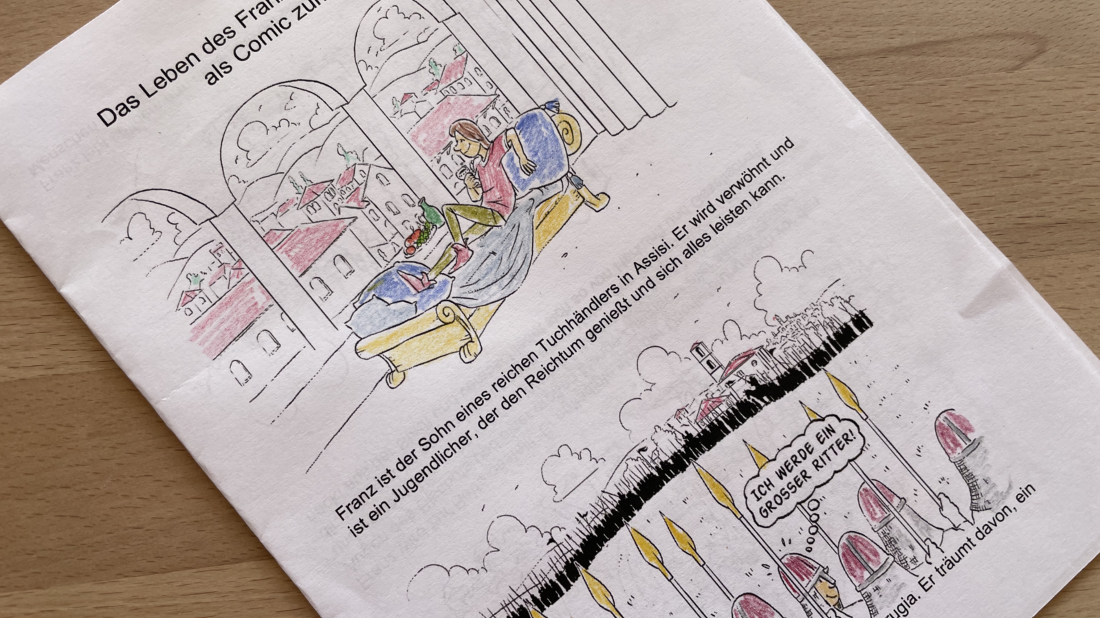 Franziskus Comic