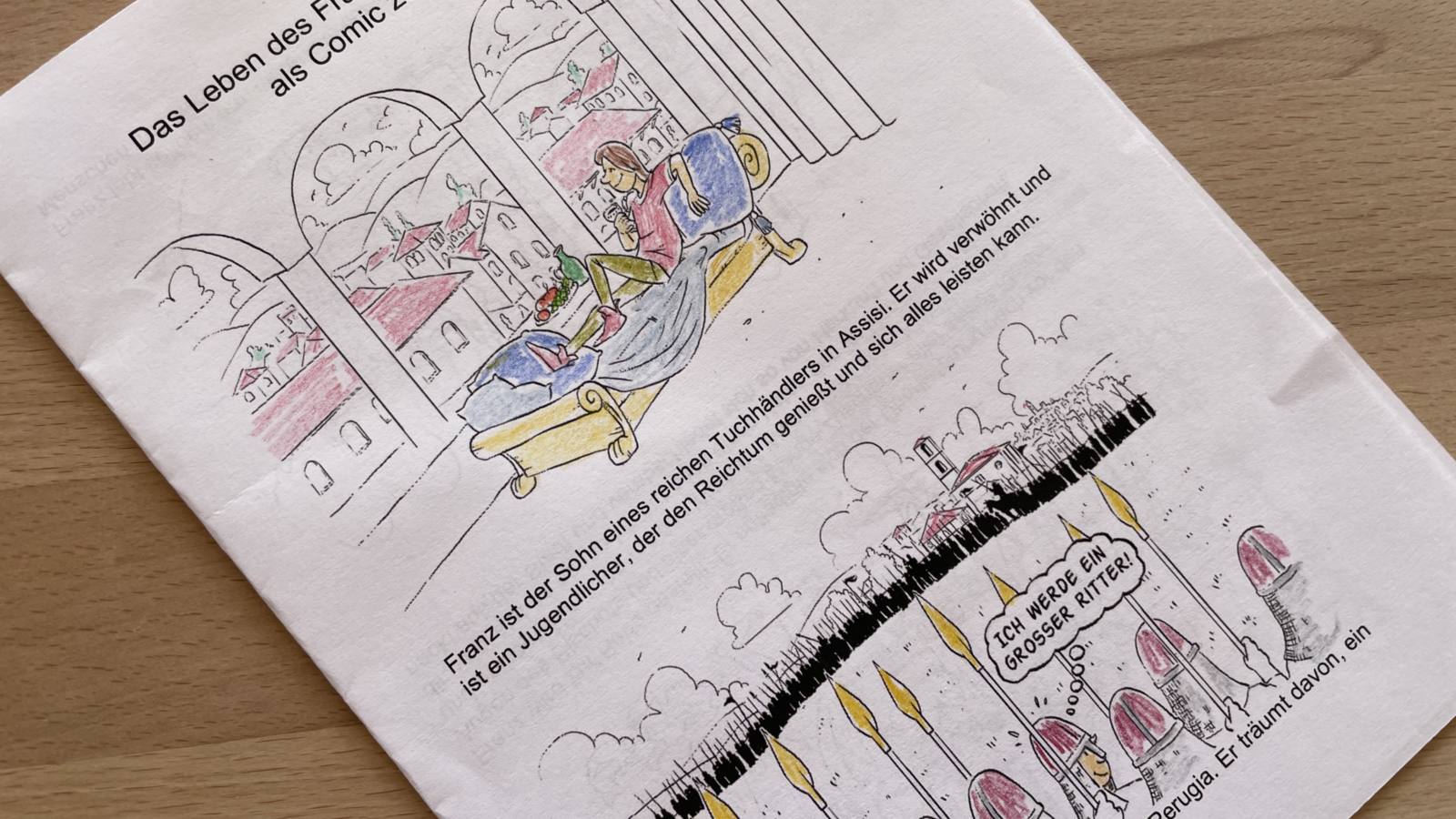 Franziskus Comic