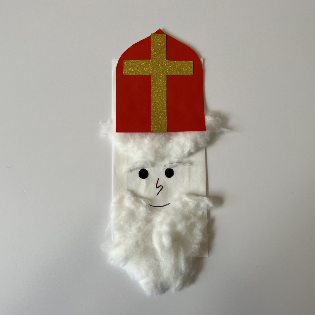 Vollständig gebastelte Nikolaustüte