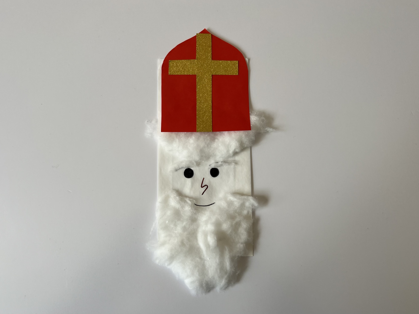Vollständig gebastelte Nikolaustüte