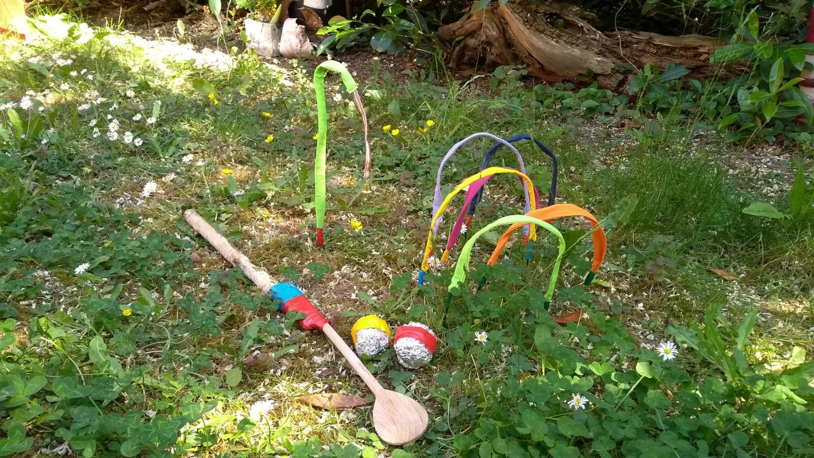 Fronleichnams-Tore-Spiel (1) Das fertige Tore-Spiel