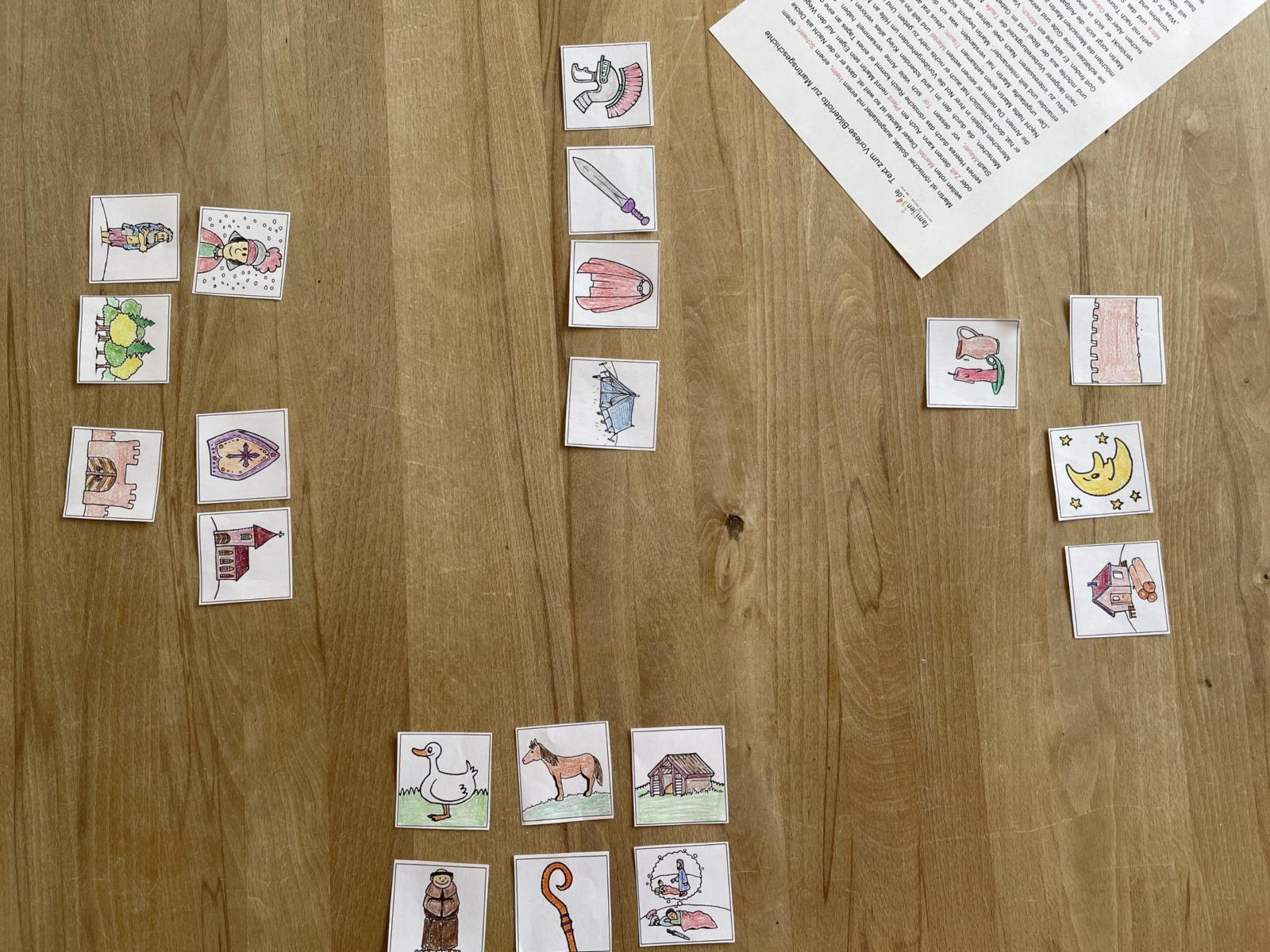 Vorlese Bilderlotto zur Martinsgeschichte