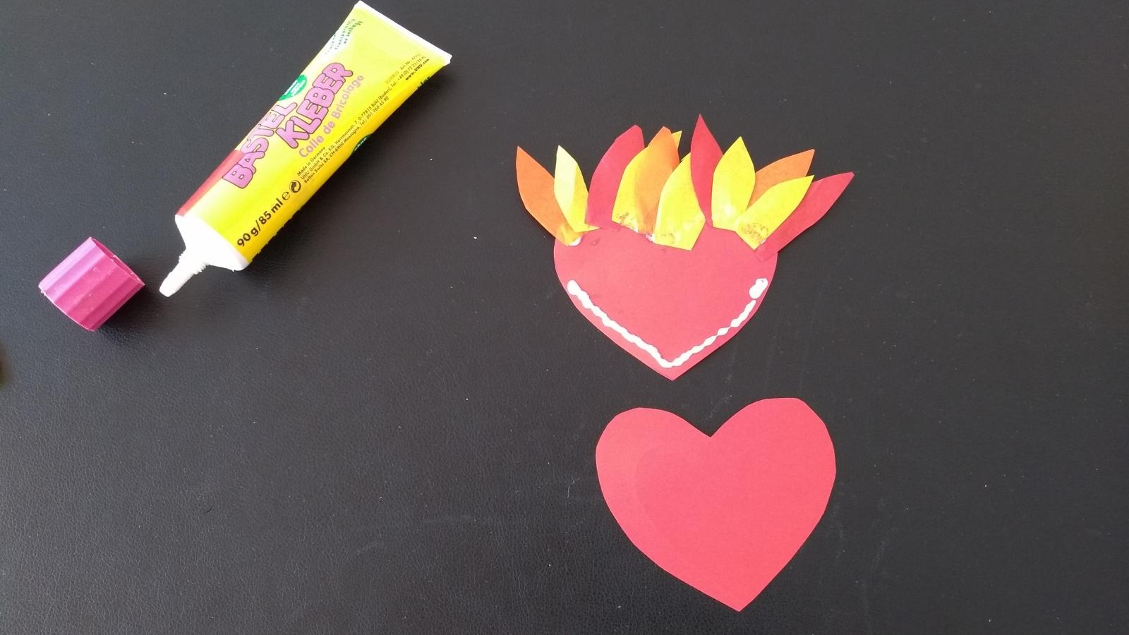 Flammendes Herz