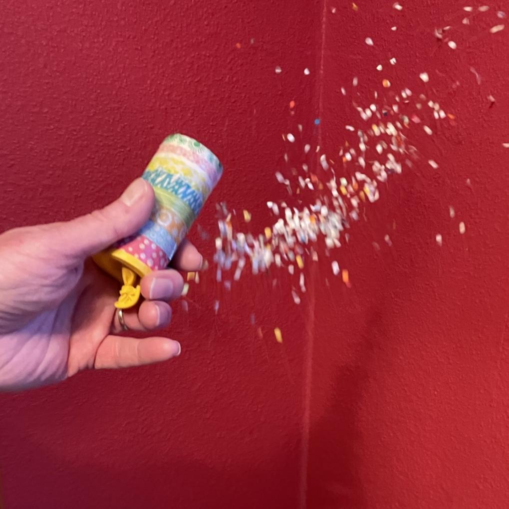 Konfettikanone Titelbild