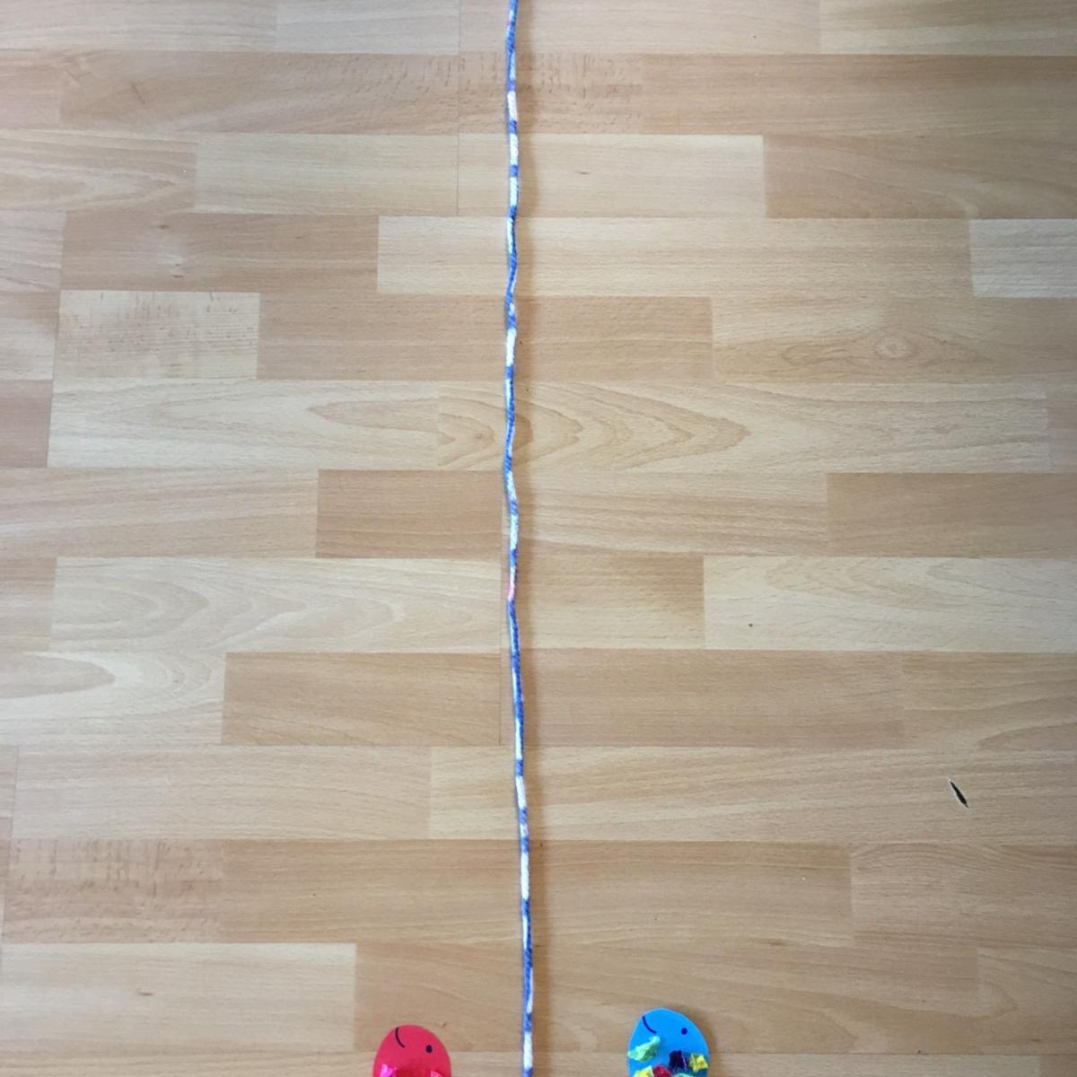 familien234 Schöpfungstage basteln Tag 5 Fisch Wettschwimmen 09