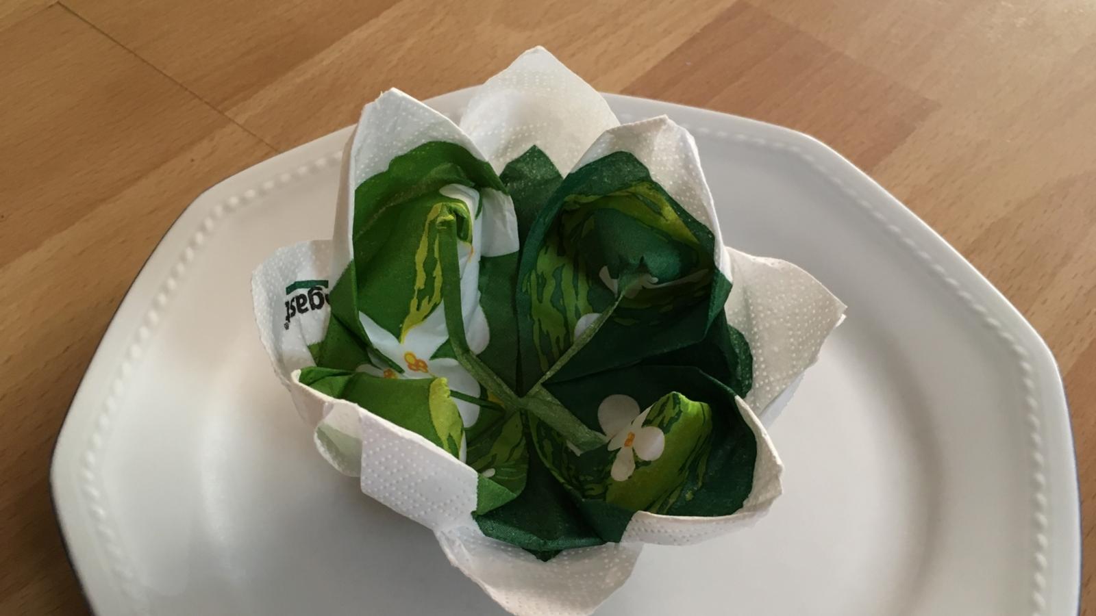 Schöpfung Tag 3 Serviette 7