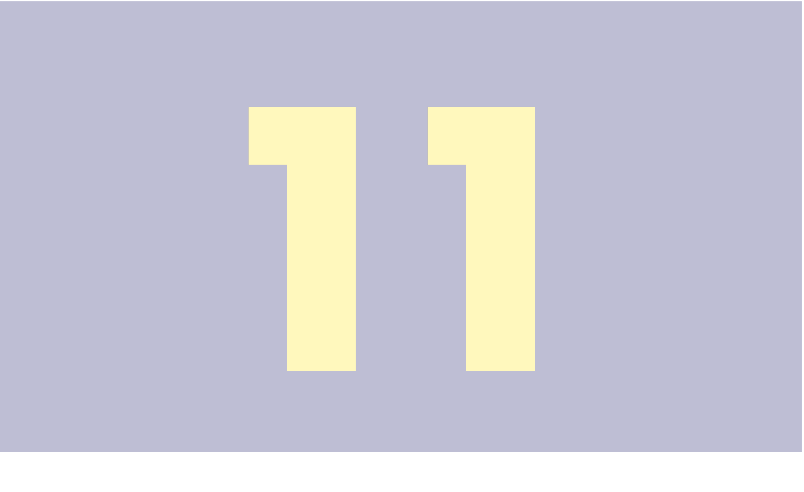 11. Tür zu