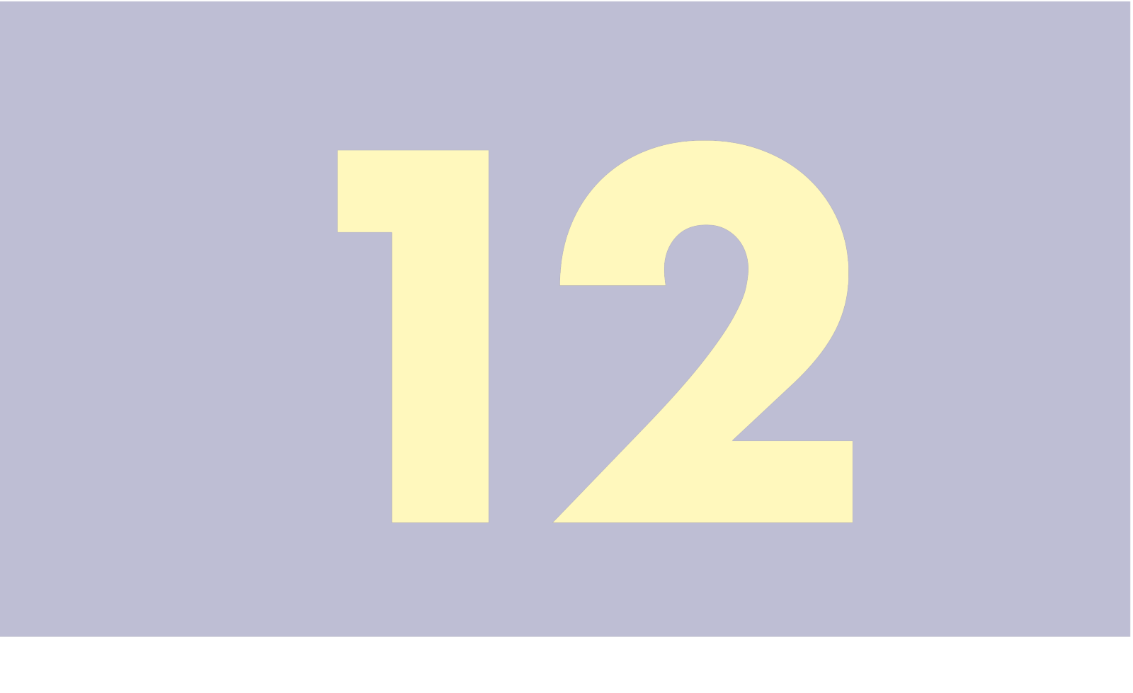 12. Tür zu