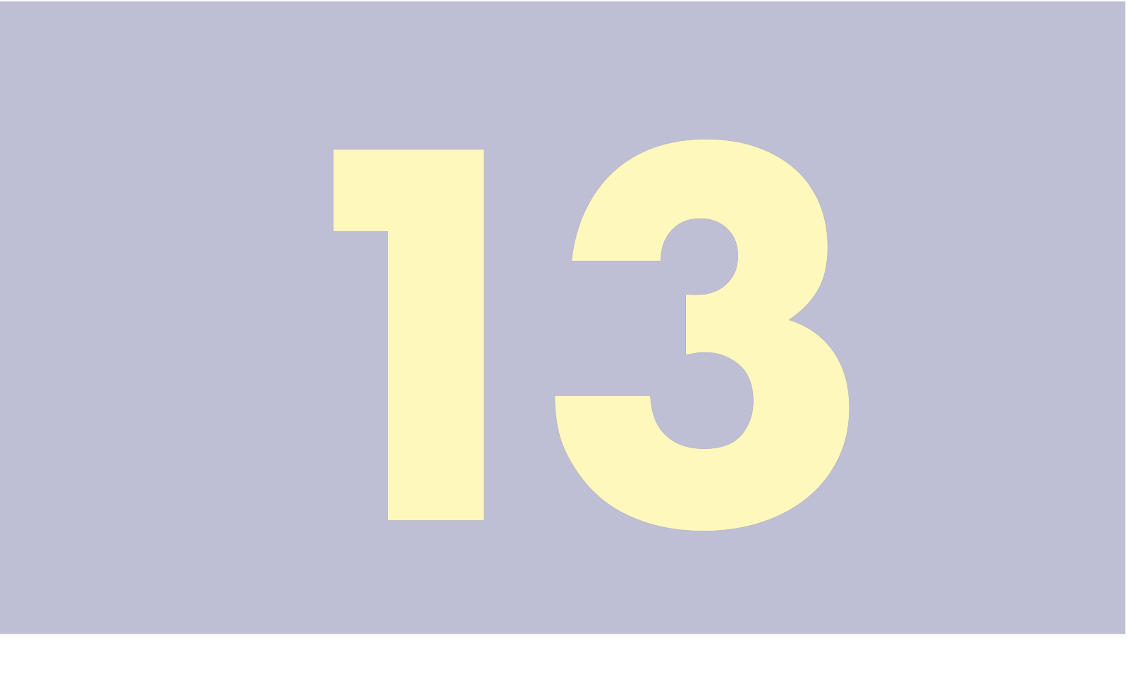 13. Tür zu
