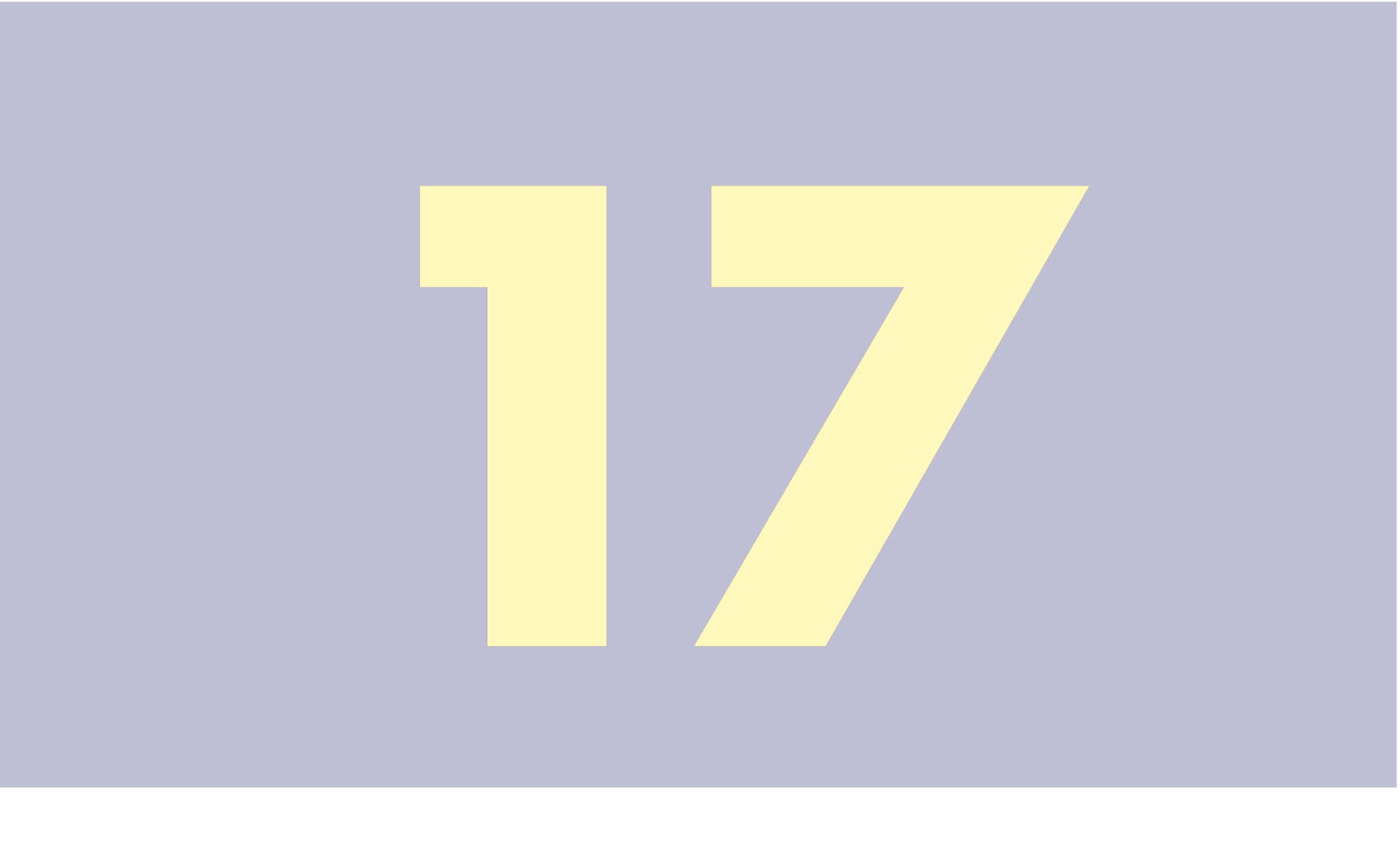 17. Tür zu