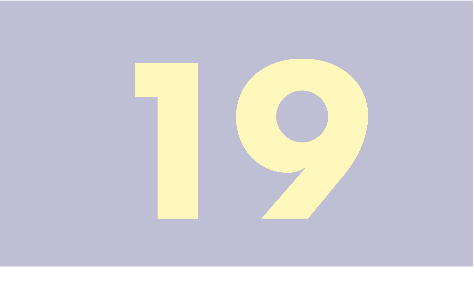 19. Tür zu