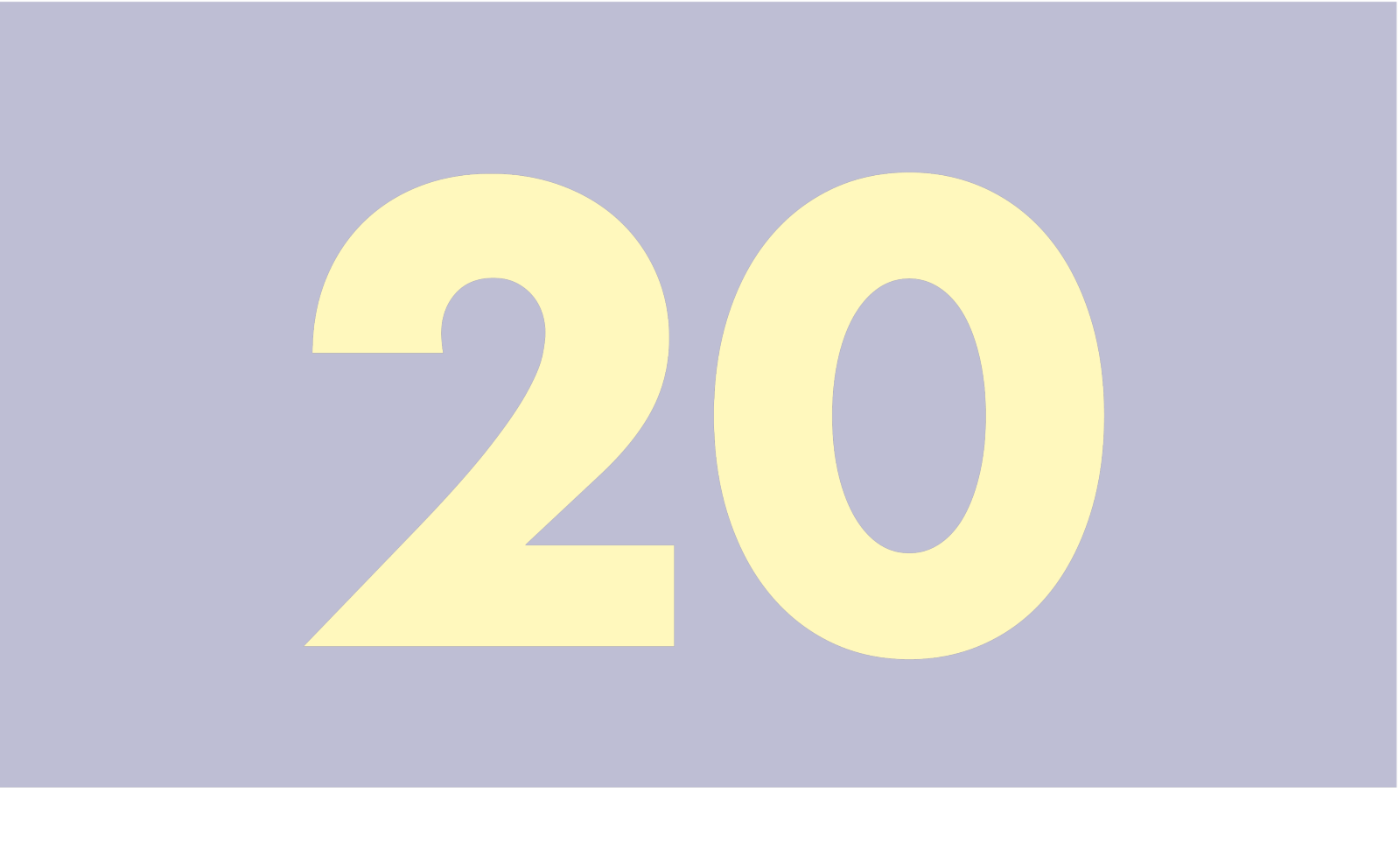 20. Tür zu