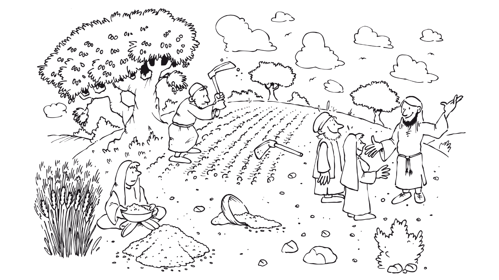 Vorschaubild zum Ausmalbild vom 1. Advent