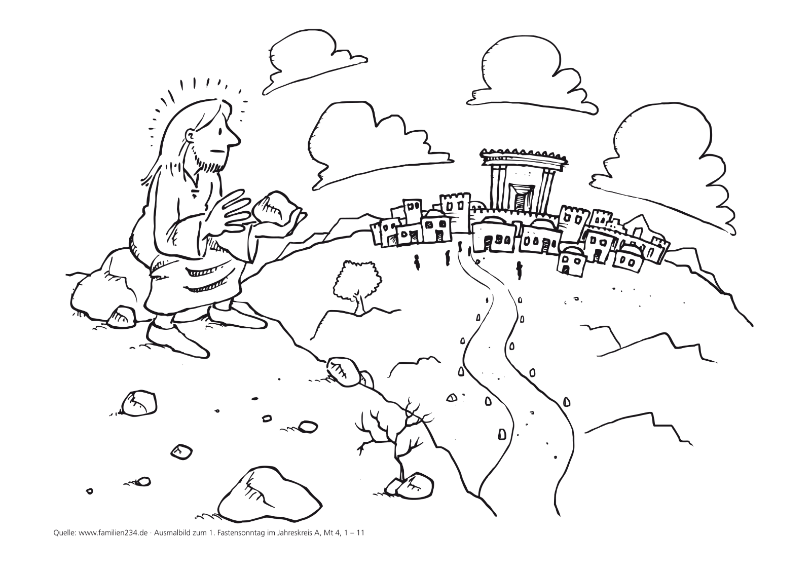 Vorschaubild zum LesejahrA_1. Fastensonntag