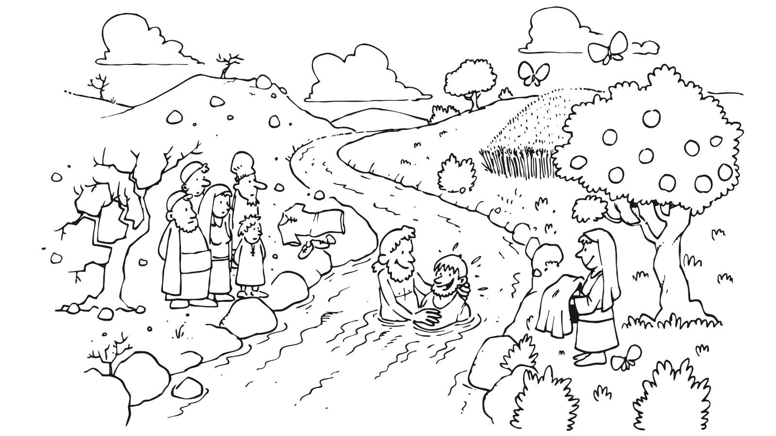 Vorschaubild zum Ausmalbild vom 2. Advent