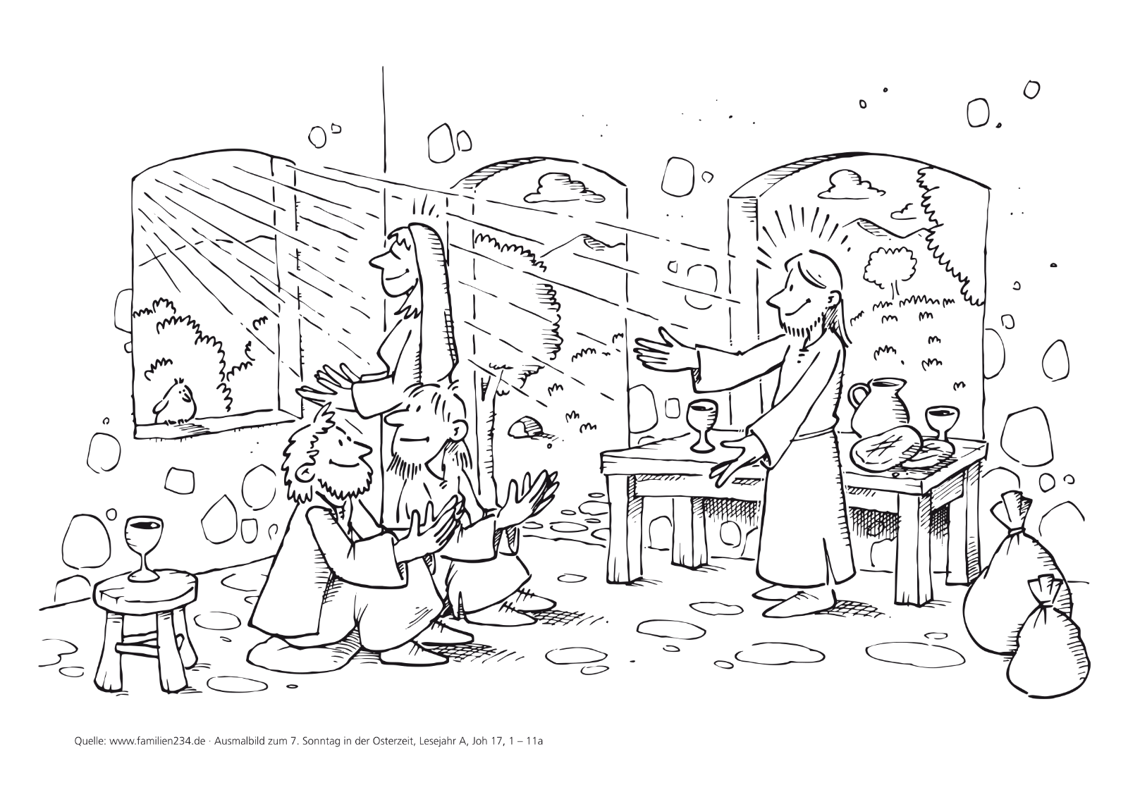 Vorschaubild zum LesejahrA_7. Sonntag der Osterzeit