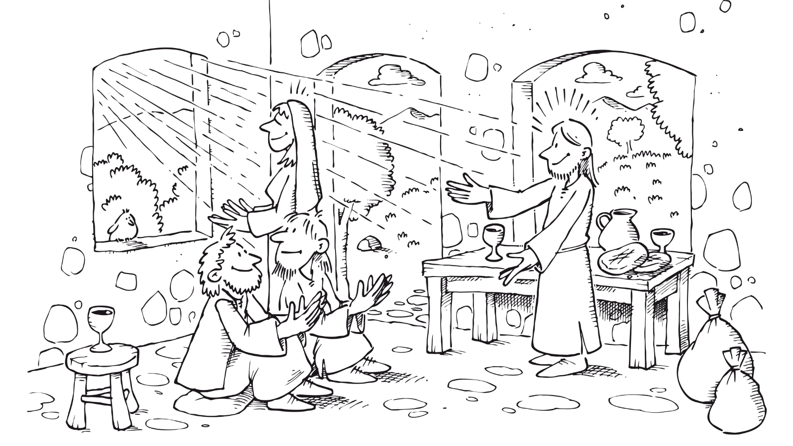 Vorschaubild zum LesejahrA_7. Sonntag der Osterzeit