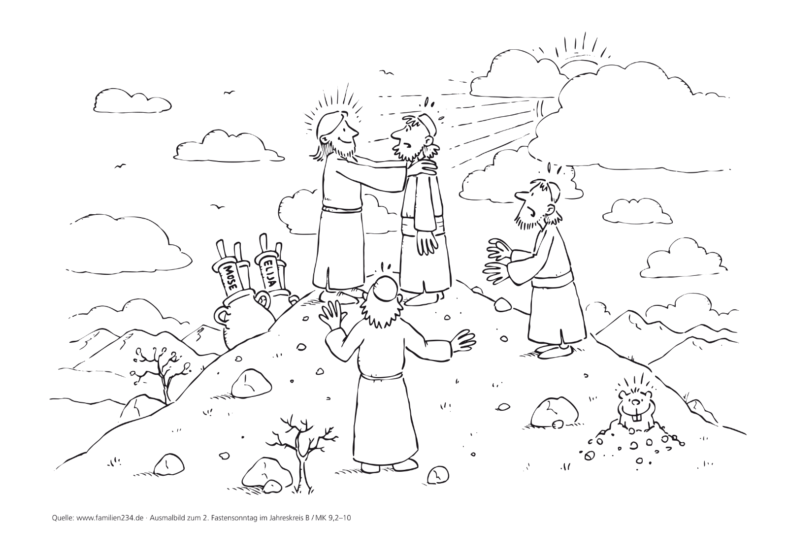 LesejahrB_2. Fastensonntag im Jahreskreis